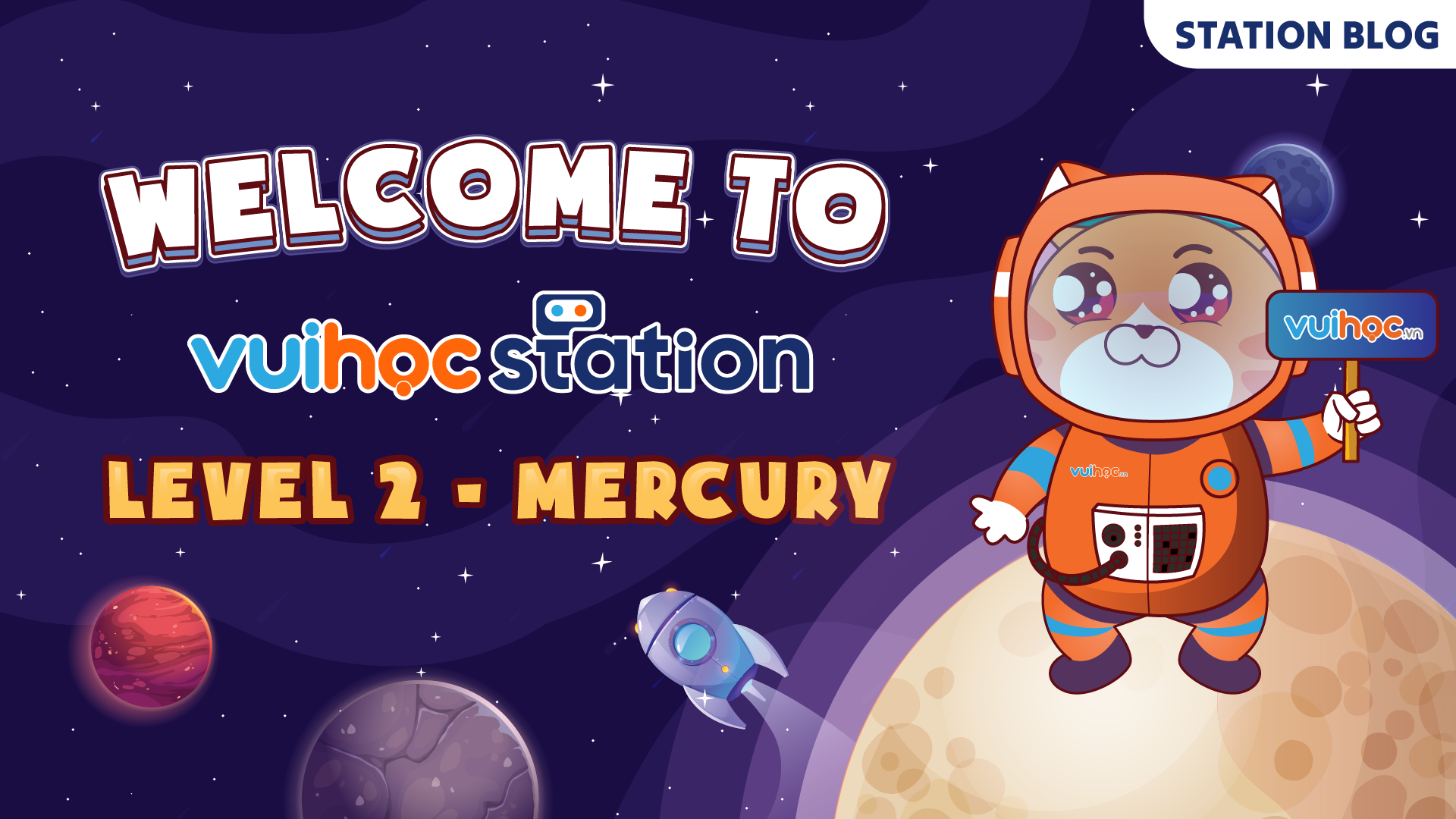 [Vuihoc Station] Level 2 - Unit 4: My face - Lesson 1