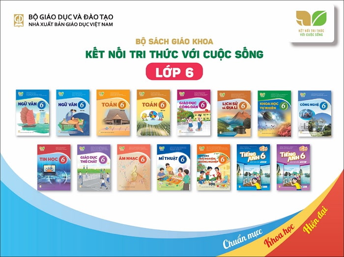 Hình ảnh bộ SGK "Kết nối tri thức với cuộc sống" lớp 6