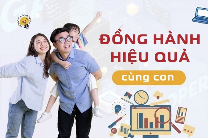 Cha mẹ đồng hành cùng con học tập hiệu quả