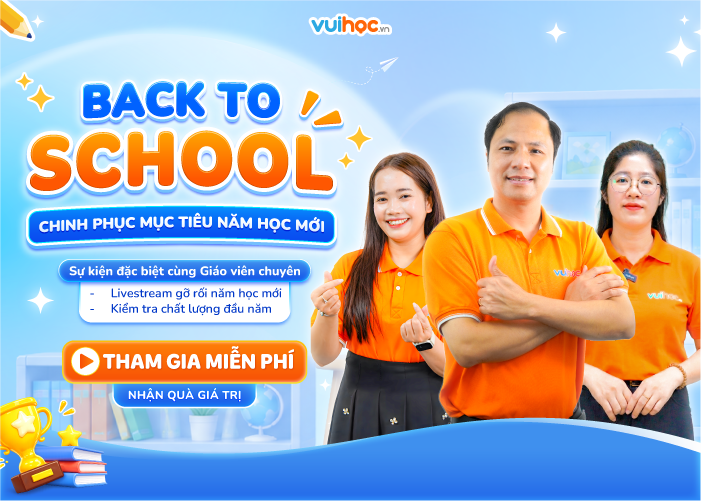 Vuihoc Back To School 2026 Chính Thức Khởi Động | Chinh phục mục tiêu năm học mới