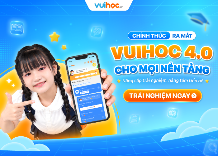 VUIHOC 4.0 CHÍNH THỨC RA MẮT: TRANG CHỦ MỚI, NHẬN THƯỞNG MỖI NGÀY CÙNG BITU